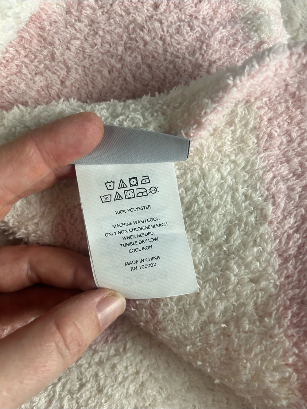 Cupcakes and Cashmere Baby Happy Sunshine Blanket Pink White Chenille Soft Cozy